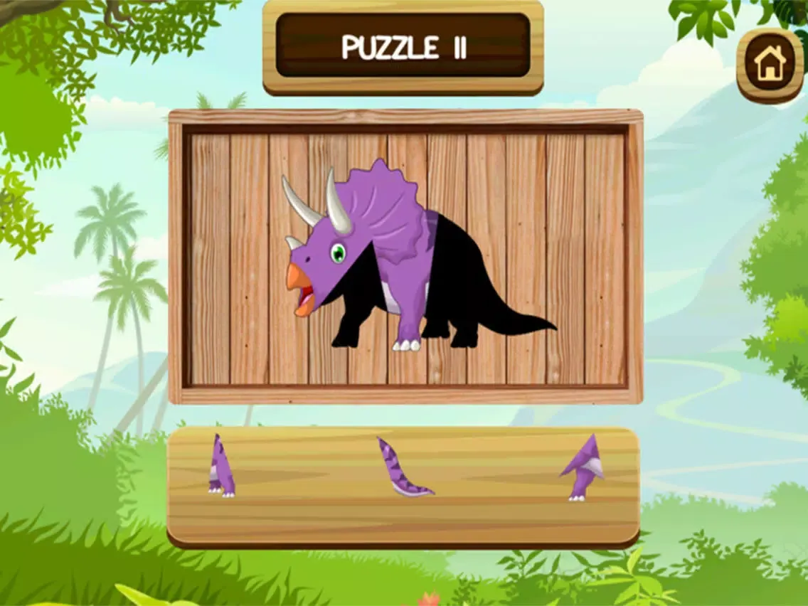 Dinosaur Train & Sounds Fun Dino JigSaw Puzzle Game for Toddler & Preschool Kids | Educational Games for Children 3 4 5 6 Years Free !!! iPad  स्क्रीनशॉट