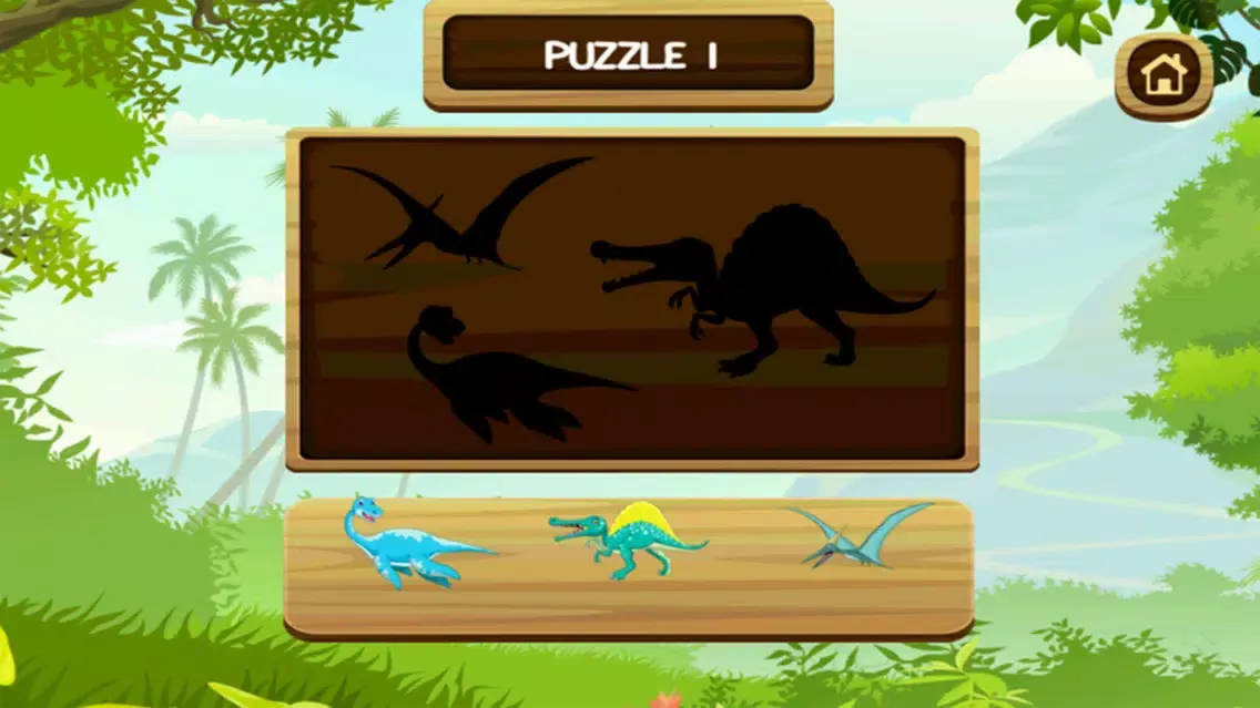Dinosaur Train & Sounds Fun Dino JigSaw Puzzle Game for Toddler & Preschool Kids | Educational Games for Children 3 4 5 6 Years Free !!! स्क्रीनशॉट
