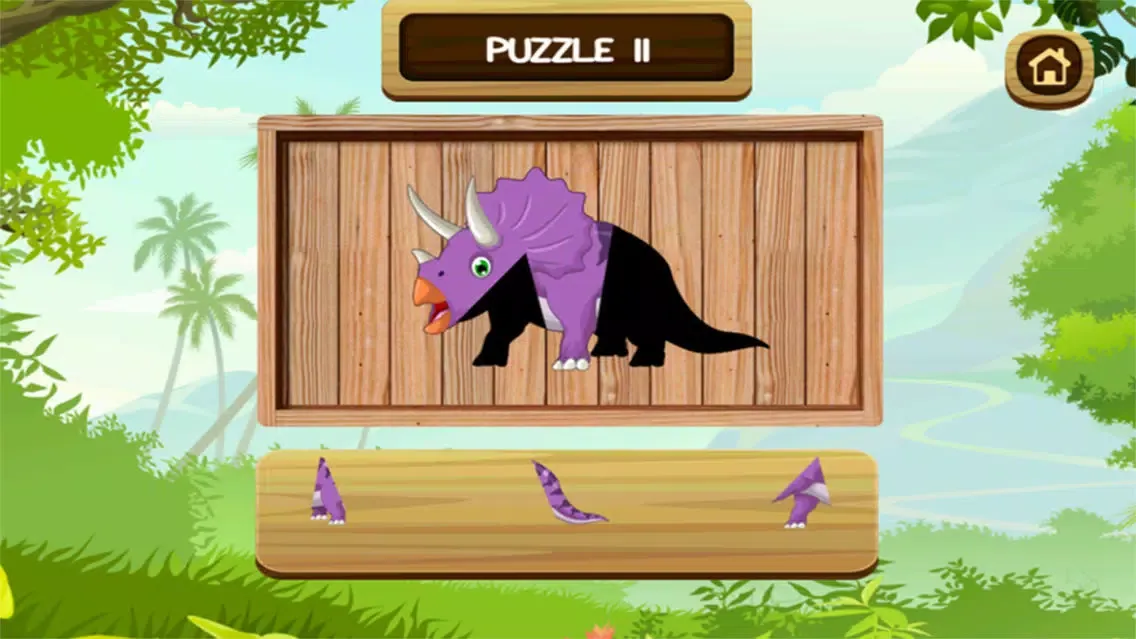 Dinosaur Train & Sounds Fun Dino JigSaw Puzzle Game for Toddler & Preschool Kids | Educational Games for Children 3 4 5 6 Years Free !!! स्क्रीनशॉट