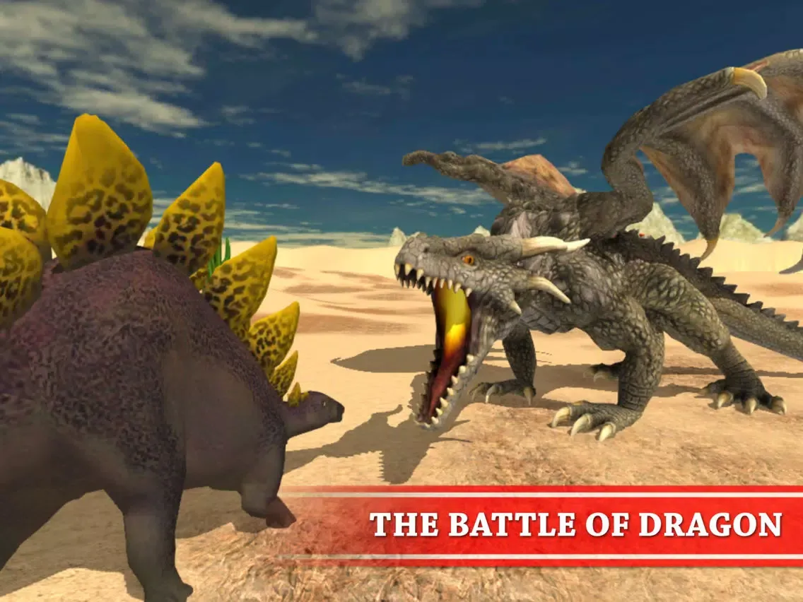 Dragon VS Dinosaurs Simulator - Monster Survival iPad 應用截圖