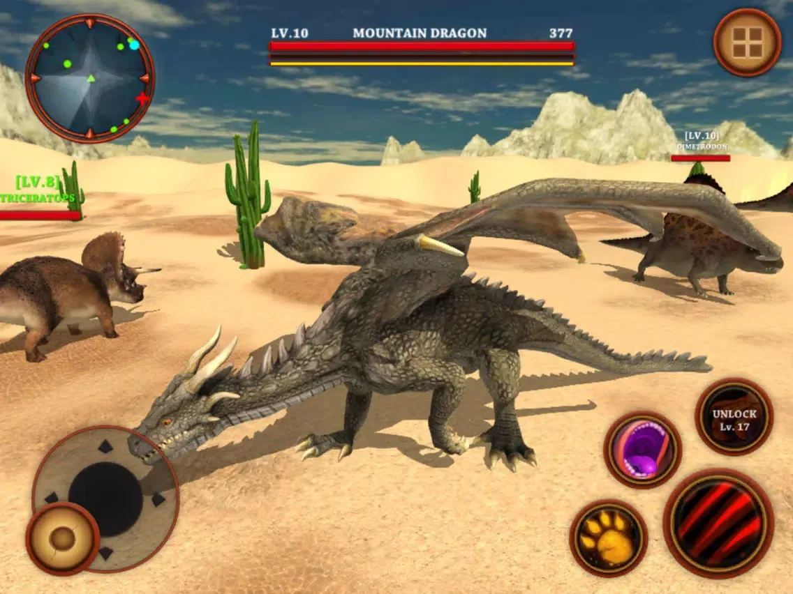 Dragon VS Dinosaurs Simulator - Monster Survival iPad 應用截圖