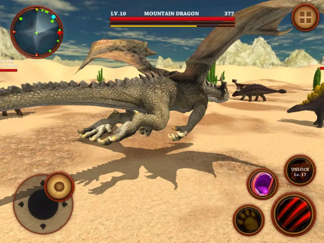 Dragon VS Dinosaurs Simulator - Monster Survival iPad 應用截圖