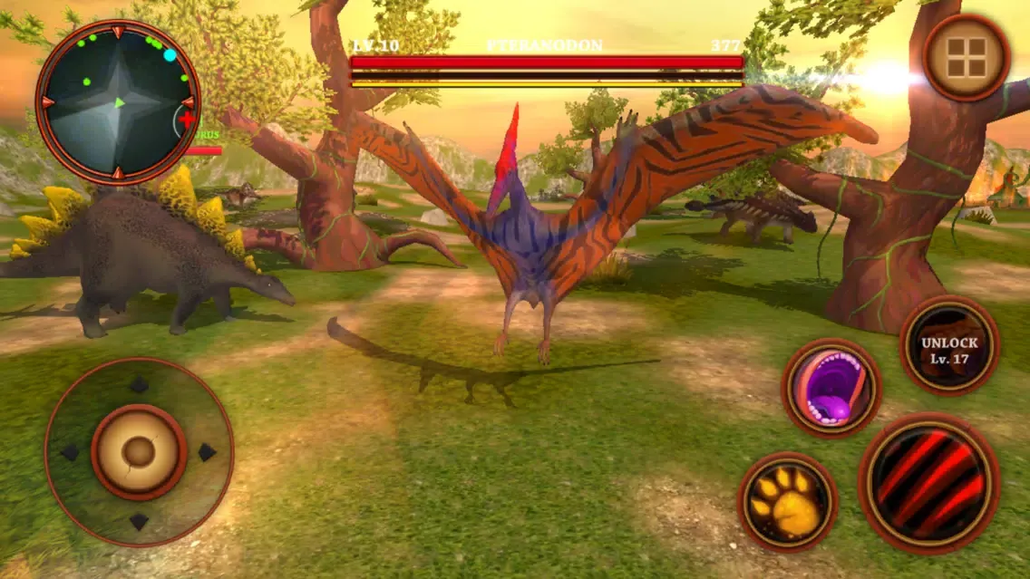 Captures d'écran de Flying Pterodactyl Simulator : Dinosaurs Survival