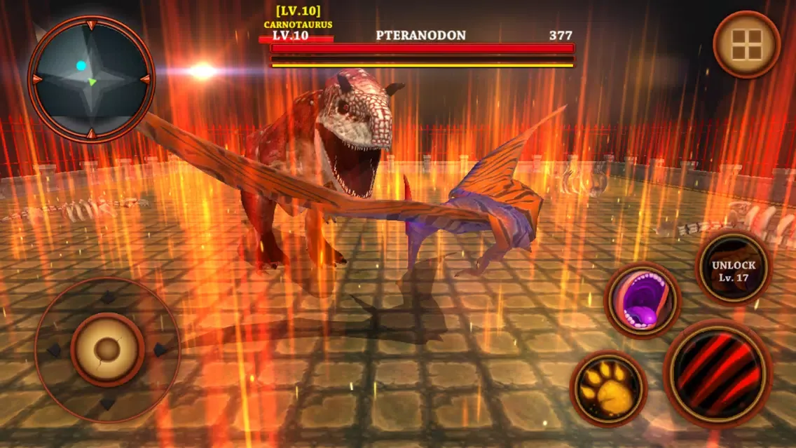 Captures d'écran de Flying Pterodactyl Simulator : Dinosaurs Survival