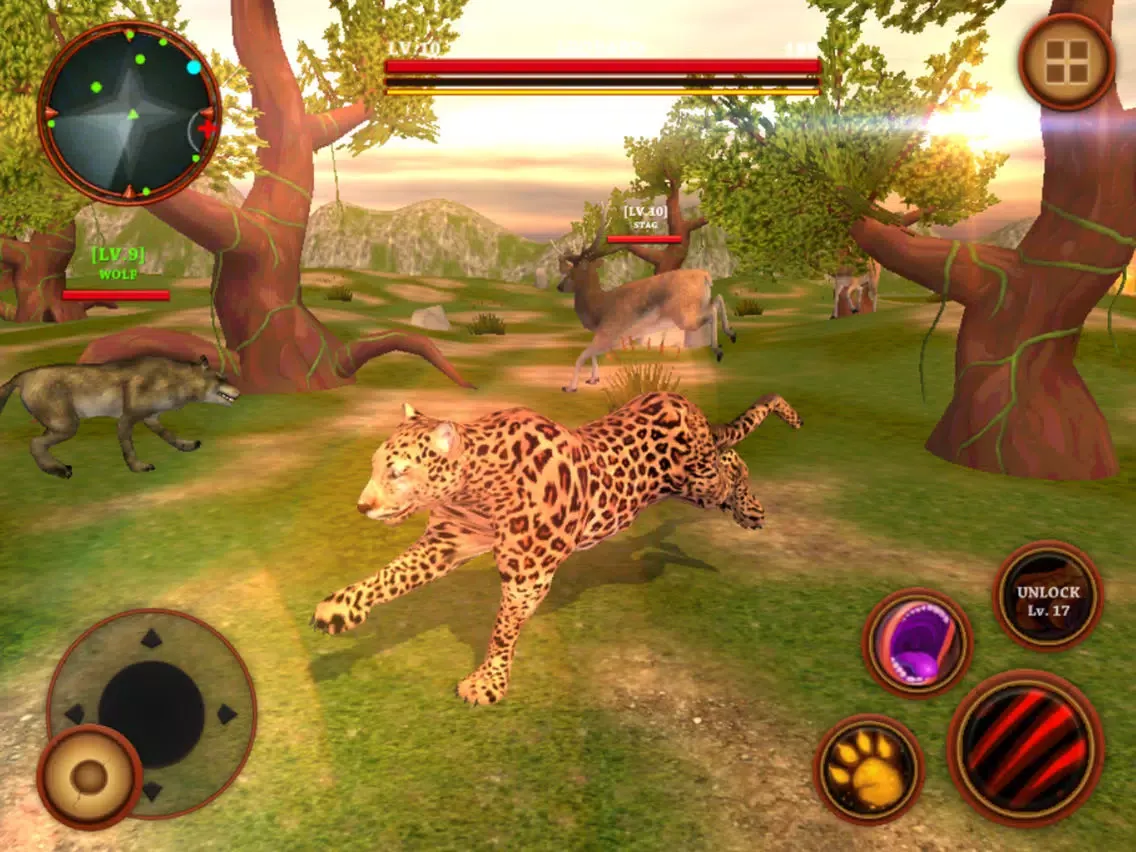 Ảnh chụp màn hình của Leopard Survival Life Simulator : Animal of Prey iPad 