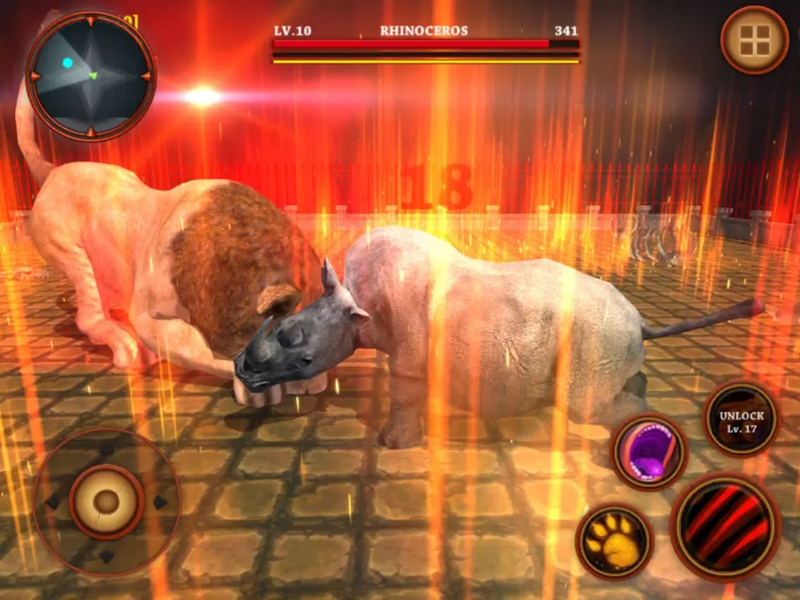 Rhino Africa Simulator : Wild Animal Survival Game iPad  Screenshots