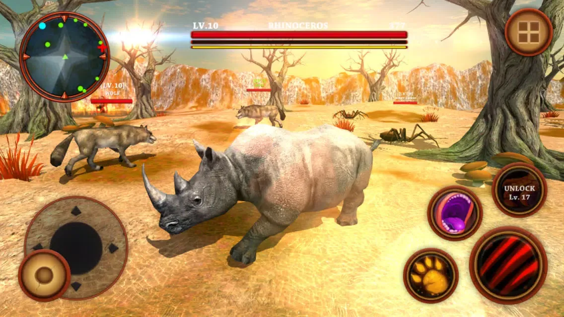 Rhino Africa Simulator : Wild Animal Survival Game Screenshots