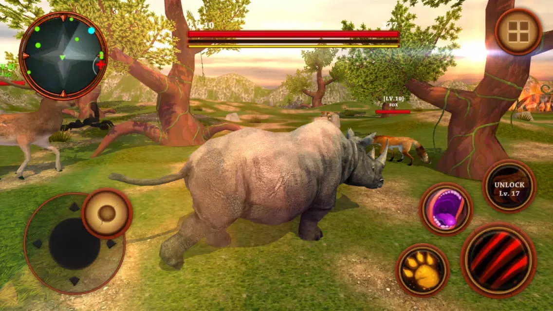 Rhino Africa Simulator : Wild Animal Survival Game Screenshots