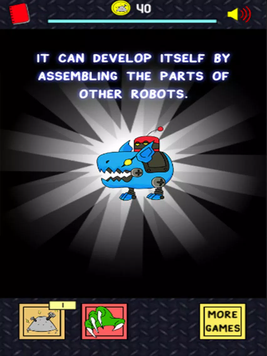 Captures d'écran de Robot Evolution | Clicker Game of the Tiny Mutant Robot iPad 