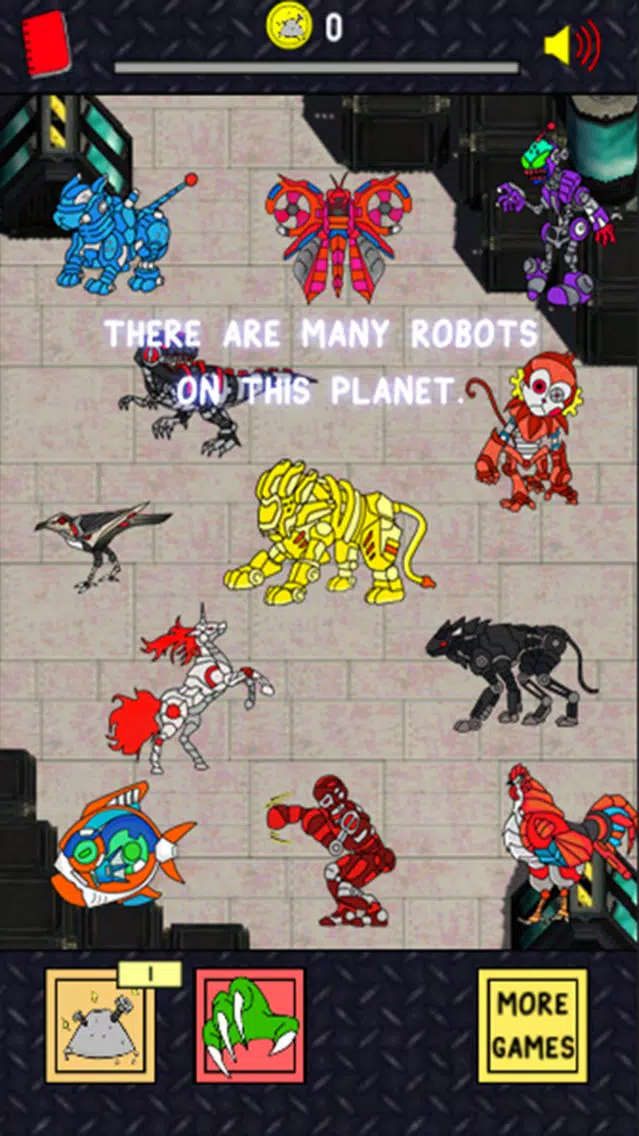 Captures d'écran de Robot Evolution | Clicker Game of the Tiny Mutant Robot