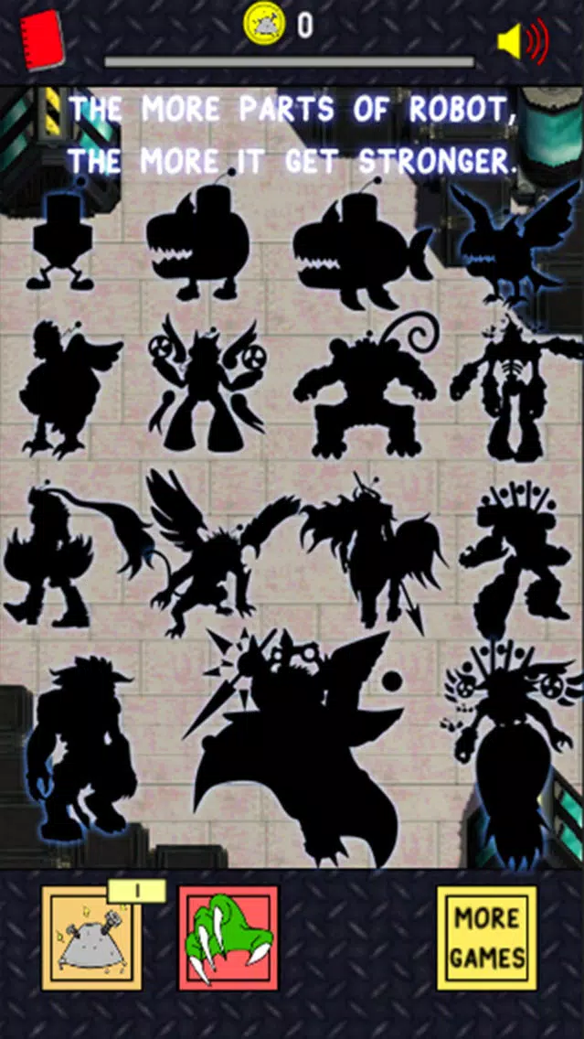 Captures d'écran de Robot Evolution | Clicker Game of the Tiny Mutant Robot