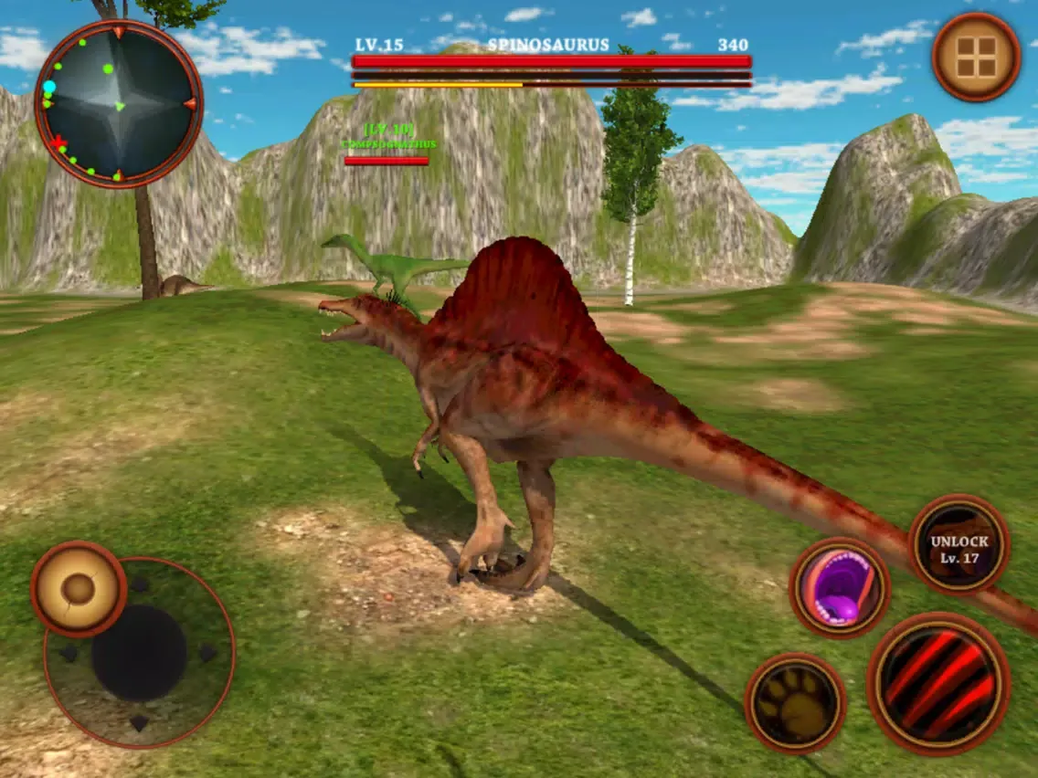 Spinosaurus Simulator | Dinosaurs Fighting World iPad 应用截图
