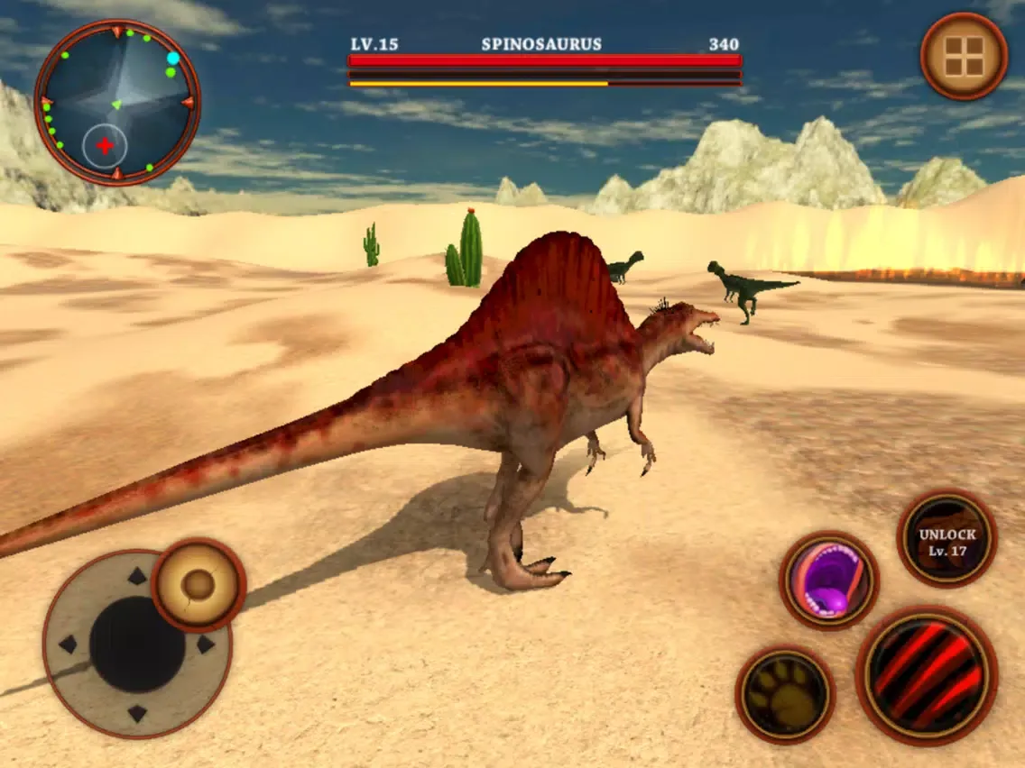 Spinosaurus Simulator | Dinosaurs Fighting World iPad 应用截图