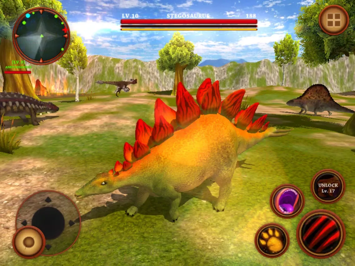 Stegosaurus Simulator Game : Dinosaur Survival 3D iPad  Screenshots