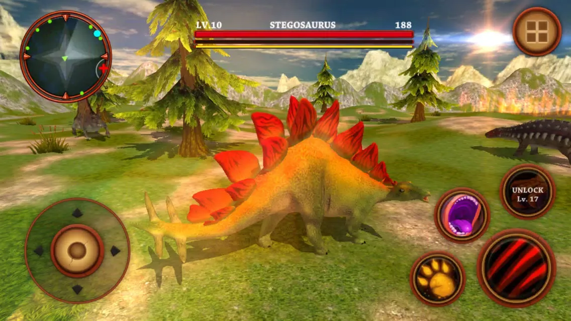 Stegosaurus Simulator Game : Dinosaur Survival 3D Screenshots