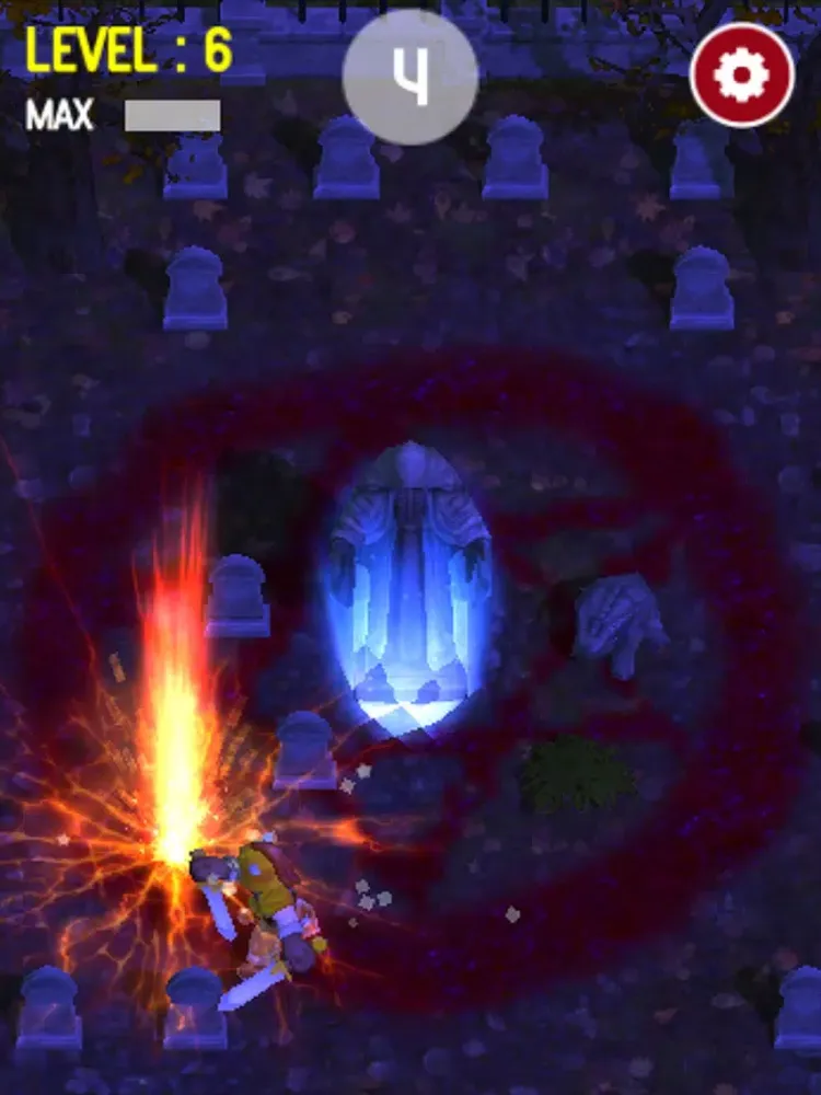 Скриншоты Undead Slayer VS Skeleton - Eliminate the Zombie Skeleton in Graveyard Free Game iPad 