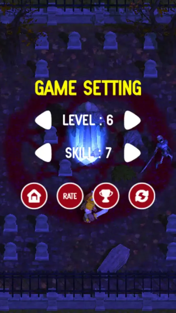 Скриншоты Undead Slayer VS Skeleton - Eliminate the Zombie Skeleton in Graveyard Free Game