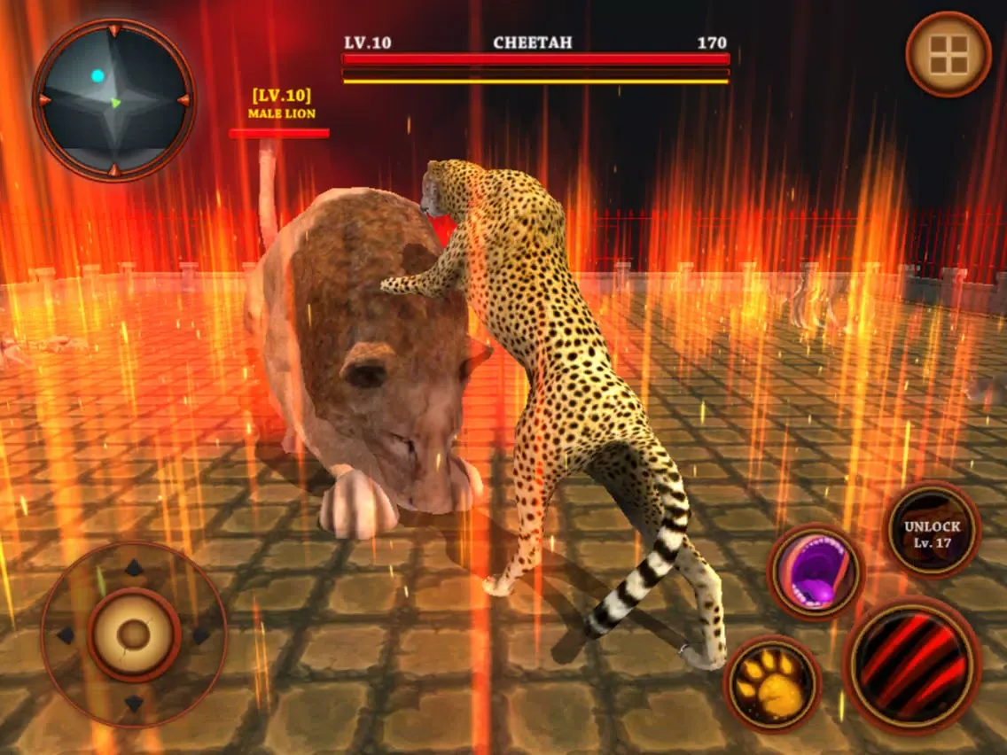 Wild Cheetah Simulator Game - Animals Survival 3d iPad  Screenshots