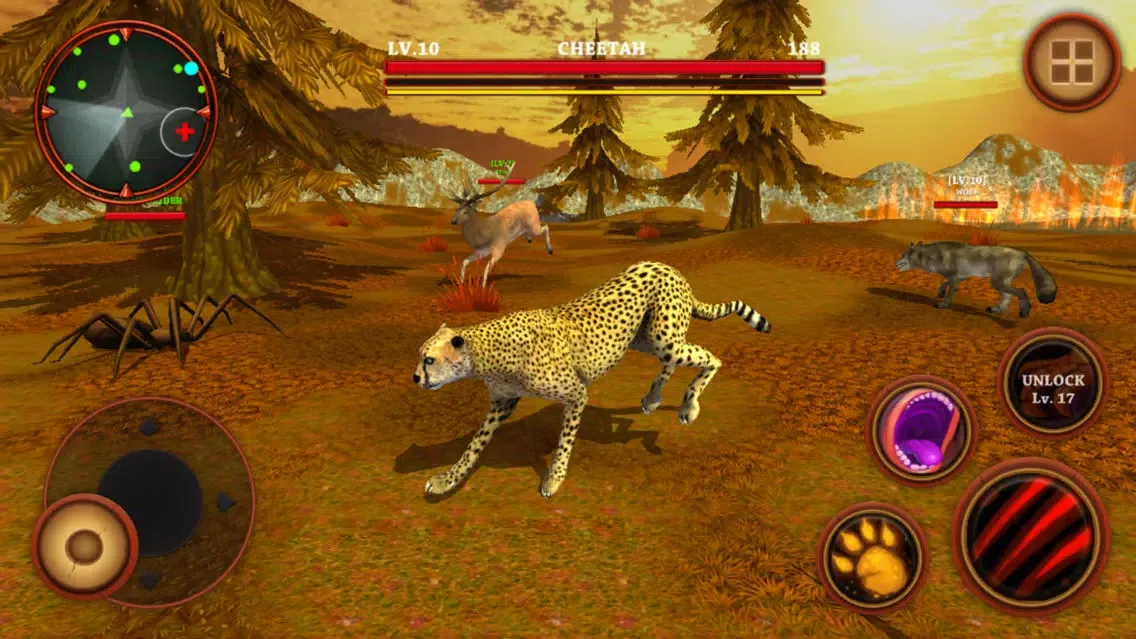 Wild Cheetah Simulator Game - Animals Survival 3d Screenshots