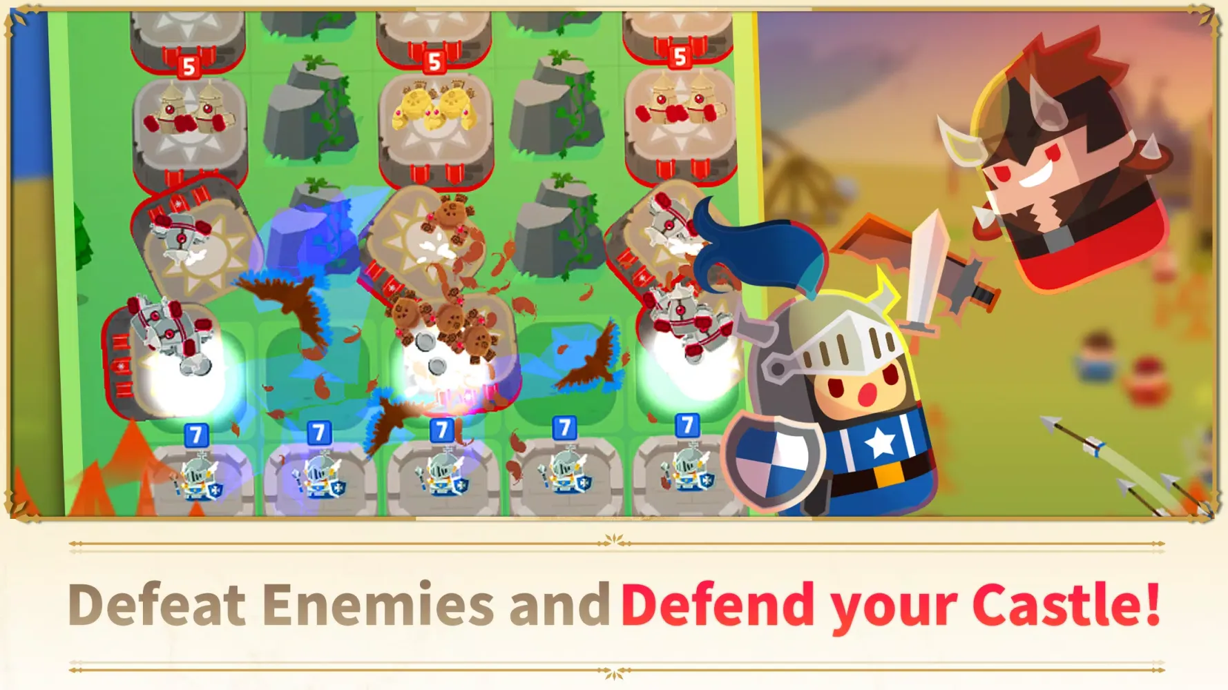 Ảnh chụp màn hình của Merge Tactics: Kingdom Defense