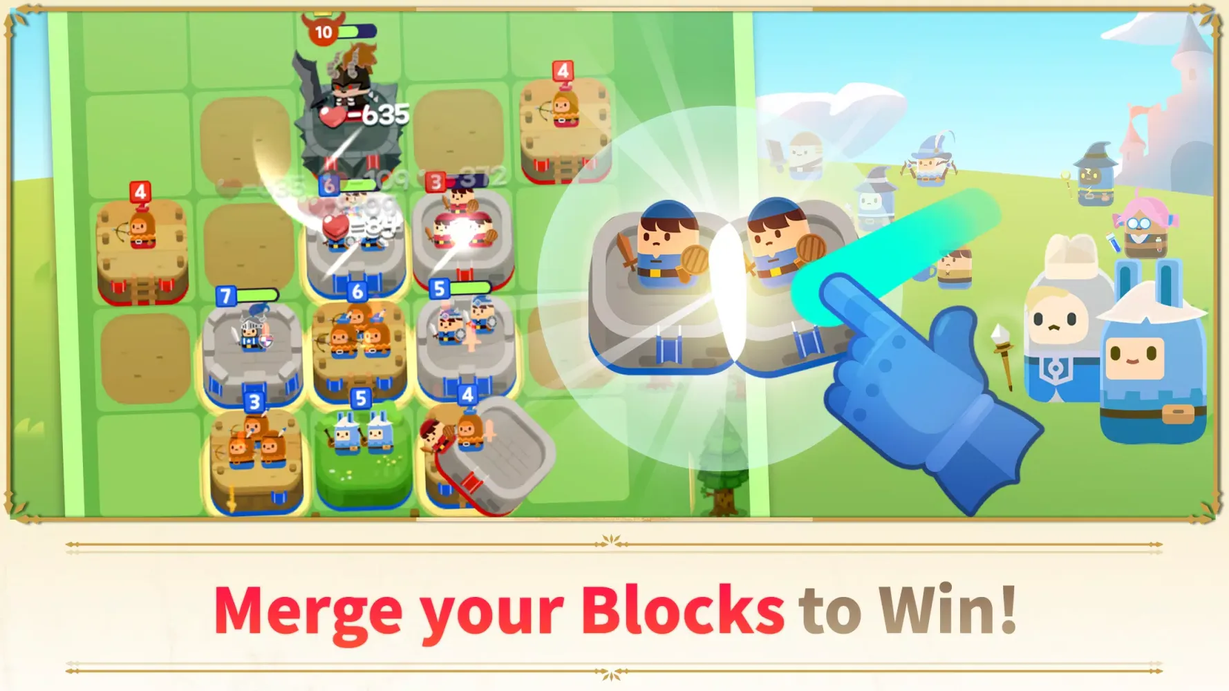 Ảnh chụp màn hình của Merge Tactics: Kingdom Defense