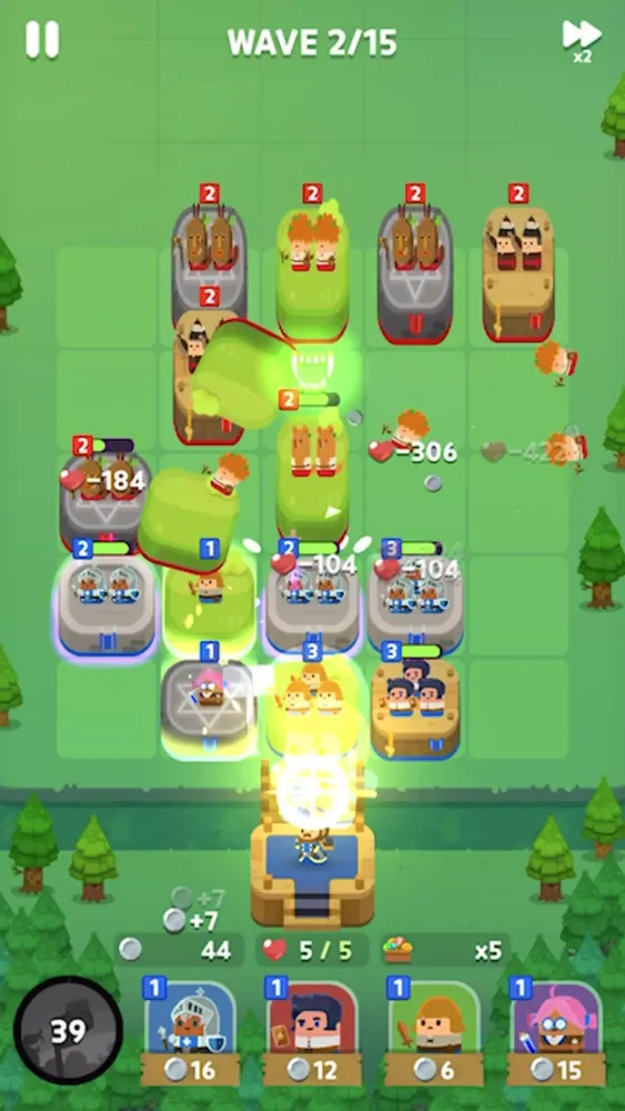 Ảnh chụp màn hình của Merge Tactics: Kingdom Defense