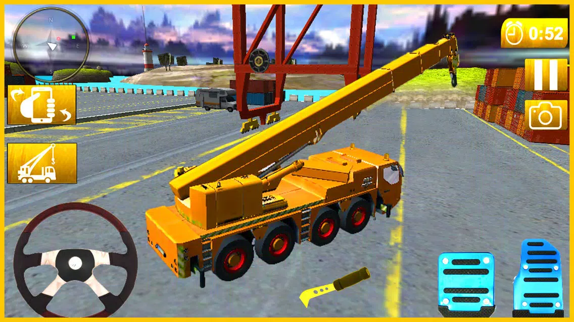 ภาพหน้าจอของ Loader Crane Simulator : Super Challeng-ing drive