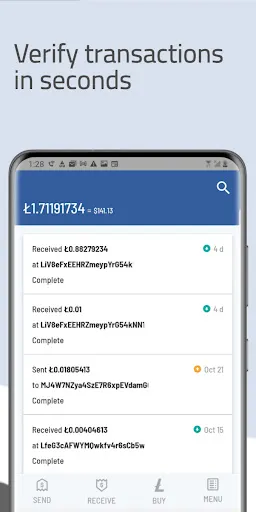 Litewallet: Buy Litecoin Screenshots