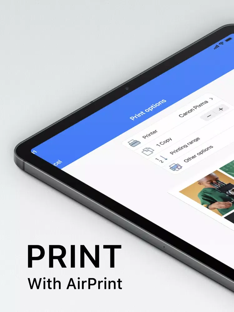 Ảnh chụp màn hình của HPrint - Smart Air Printer App iPad 