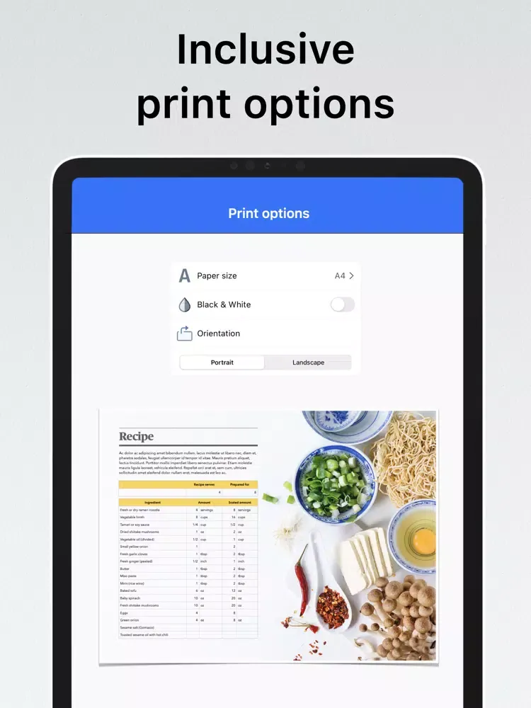 Ảnh chụp màn hình của HPrint - Smart Air Printer App iPad 