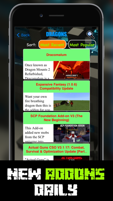 Best Add-ons for Minecraft Mod应用截图