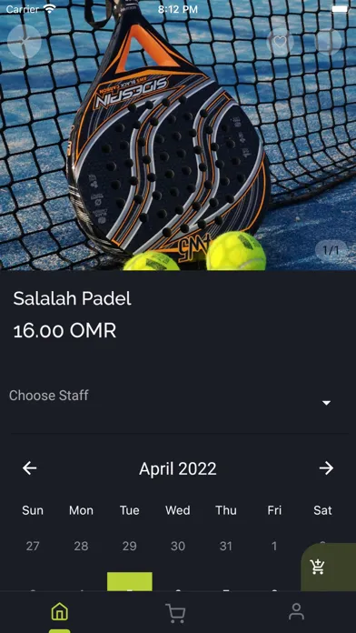 Captures d'écran de GoldenPoint Padel