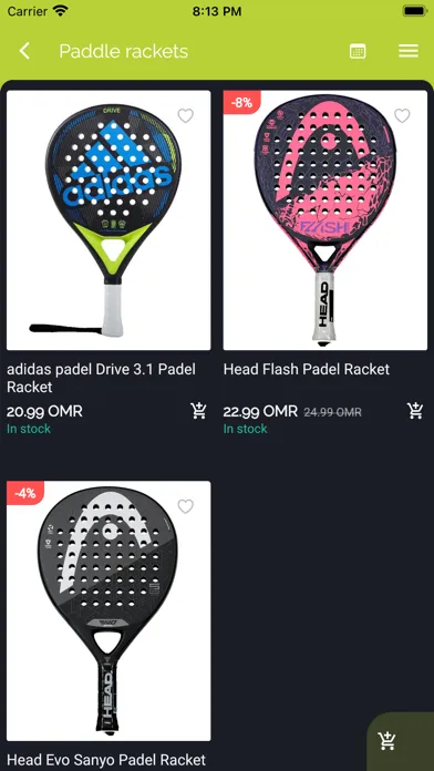 Captures d'écran de GoldenPoint Padel
