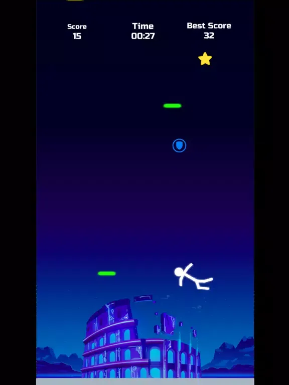 Tangkapan layar Laser Party iPad 