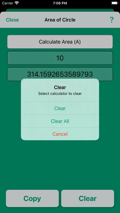 Geometry Calculator Ekran Görüntüleri