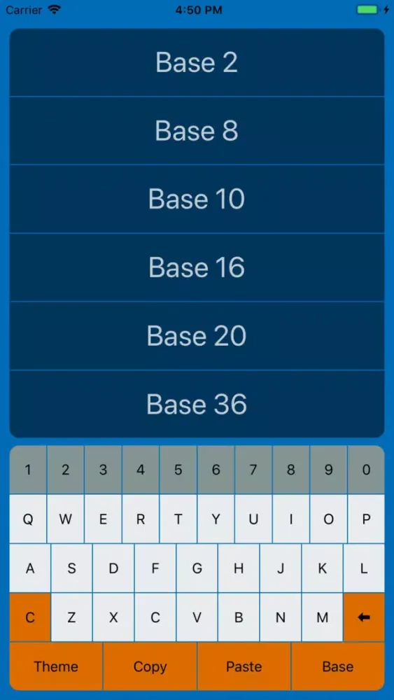 Captures d'écran de Base Converter Pro