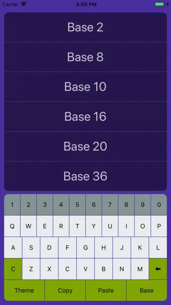 Captures d'écran de Base Converter Pro