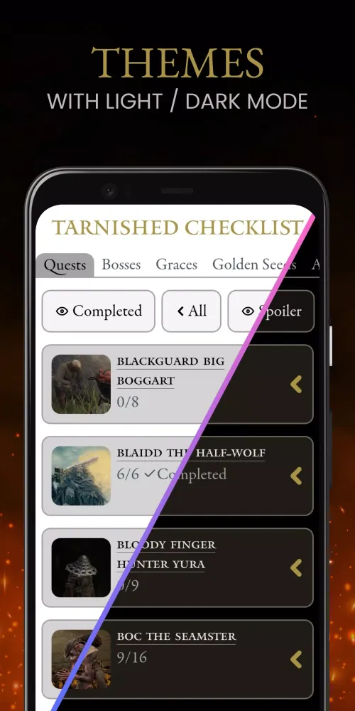 Tarnished Checklist Screenshots