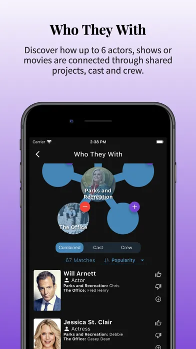 Скриншоты Who They With: Movies & TV