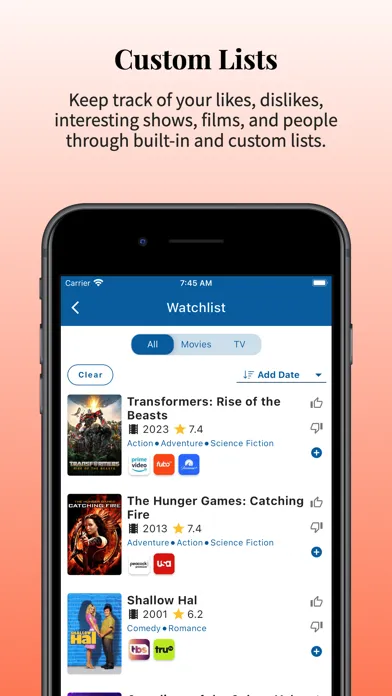 Скриншоты Who They With: Movies & TV