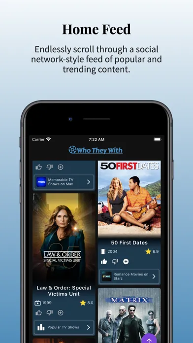 Скриншоты Who They With: Movies & TV