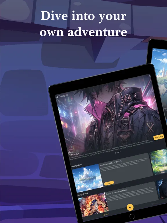 تصاویر Text Adventure: Ai Dungeon iPad 