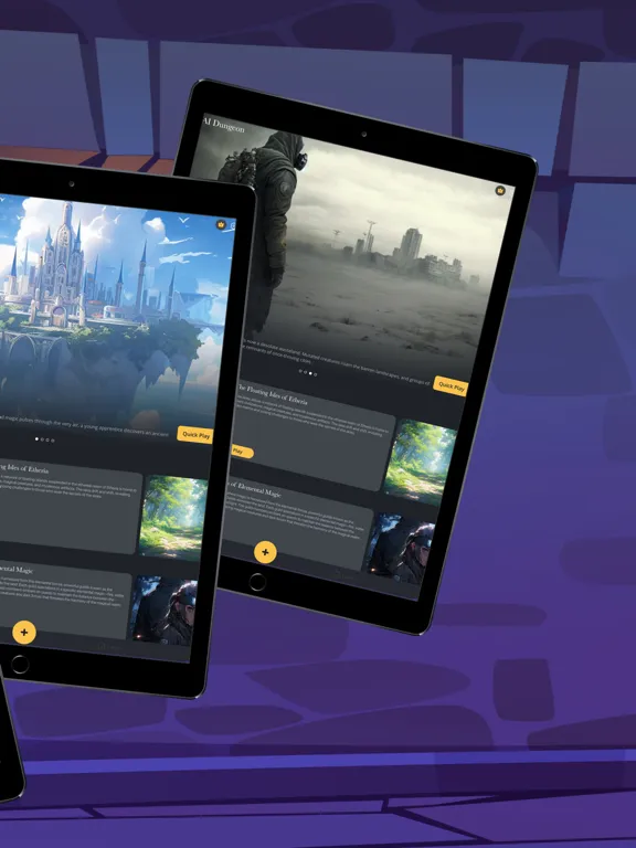 تصاویر Text Adventure: Ai Dungeon iPad 