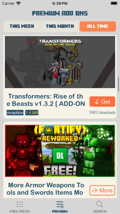 MODS FOR MINECRAFT MCPE ADDONS Ekran Görüntüleri