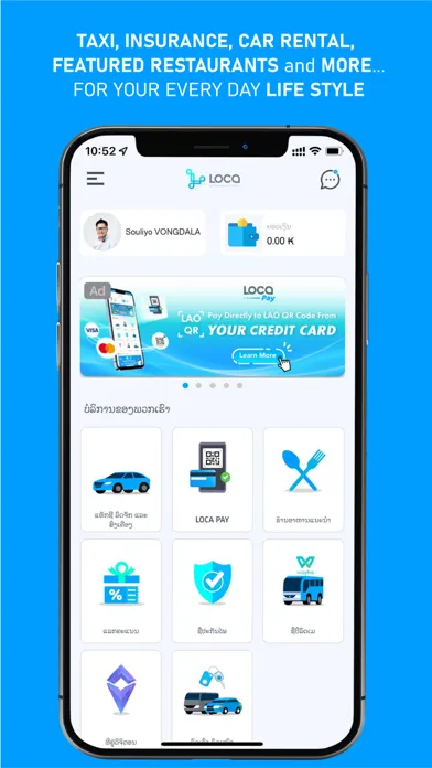 Ảnh chụp màn hình của LOCA Laos E Mobility & Payment