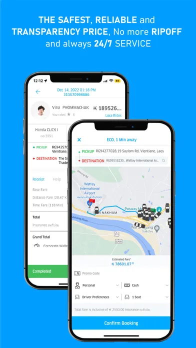 Ảnh chụp màn hình của LOCA Laos E Mobility & Payment