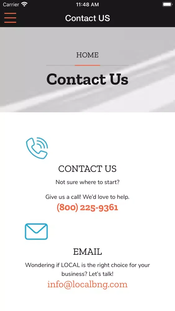 Capturas de tela do Local Trusted Businesses