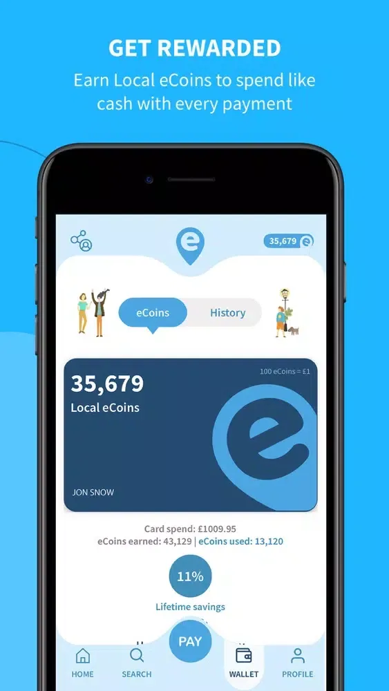 Captures d'écran de Local eCoin