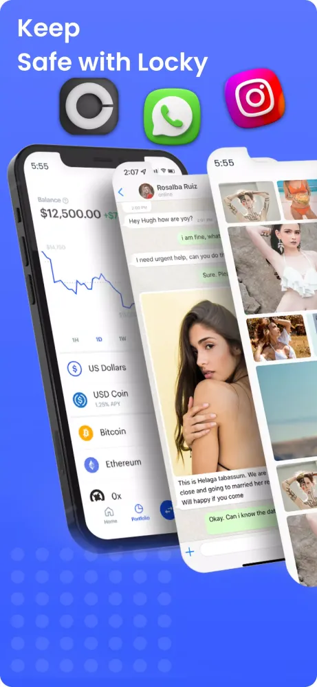 Locky App سکرین شاٹس