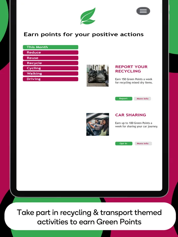 Screenshot di Camden Eco Points iPad 